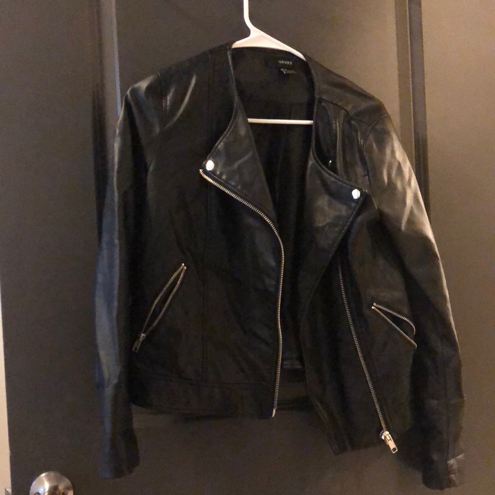 Black Moto Leather Jacket